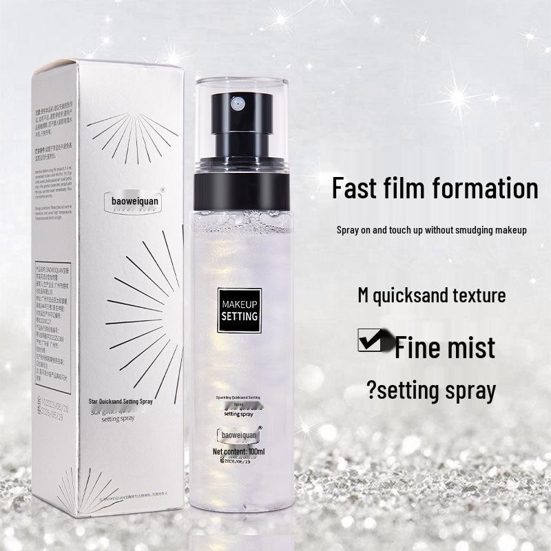 Baowei Spring Star Quicksand Matte Setting Spray for Long-lasting Makeup On Oily Skin