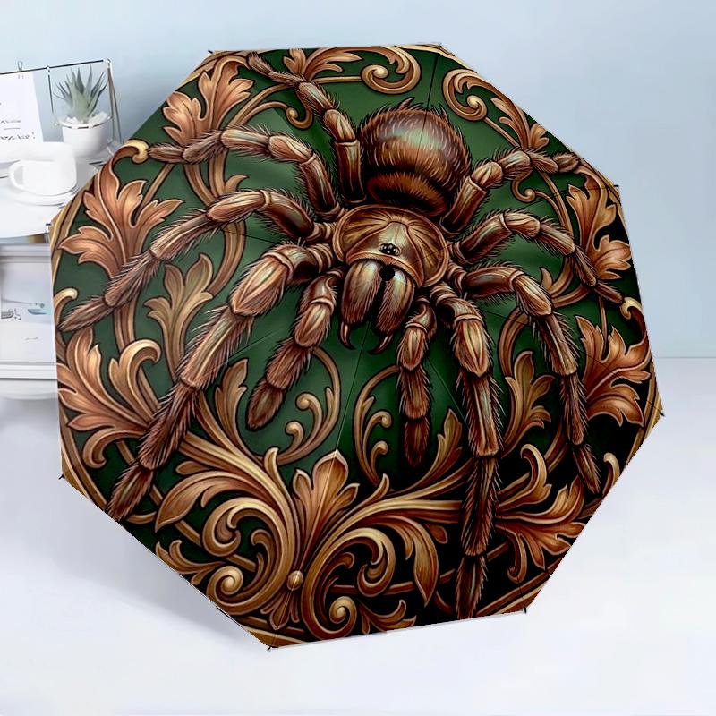 Fantasy Spider Artwork 8-Frame for Travel, camping, Casual Lightweight Portable Umbrella, Essential for every family Holidays Birthday Gift