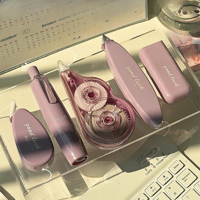 5 шт./компл. набор креативных градиентных лент для коррекции цвета, простая бесшумная лента большой емкости, канцелярские принадлежности для коррекции цвета фиолетовый