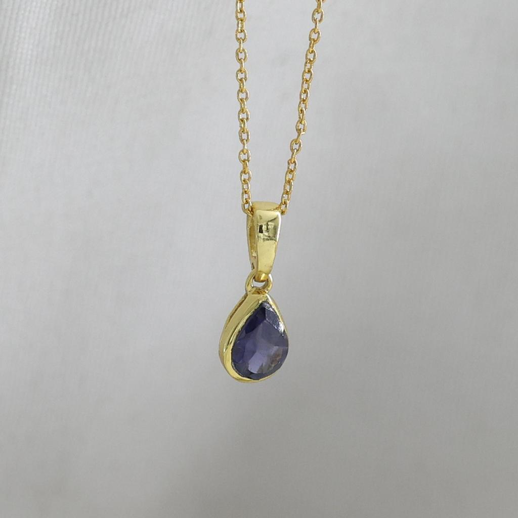 Silver Necklace, Gold Plated Jewelry, Women Necklace, Gift For Her, Birthstone Jewelry