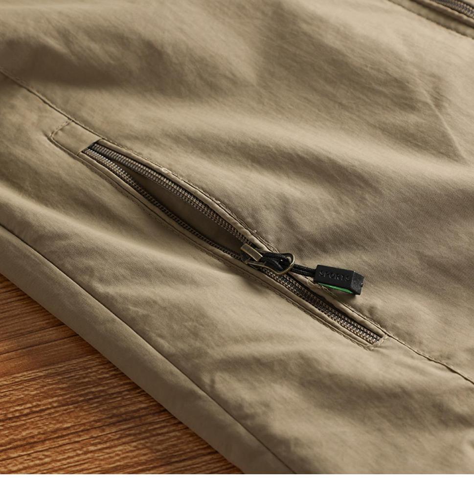 Men's Three-Proof Hooded Windbreaker: Spring/Autumn, Casual Loose Fit, Outdoor Ski Jacket