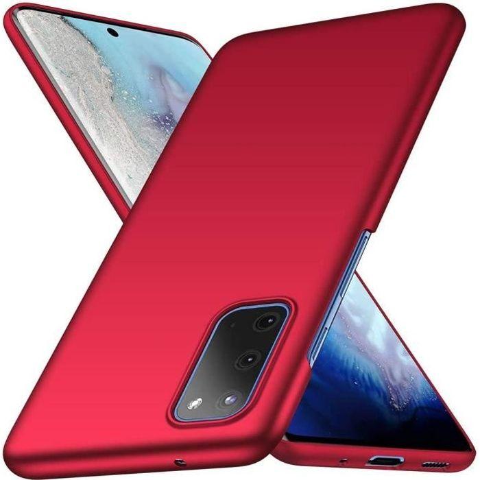 Coque Samsung Galaxy S20 - Finition Matte - Ultra Léger - Ultra Mince - Anti-Rayures - Rouge