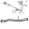 TUBO DI COLLEGAMENTO LIQUIDO DI RAFFREDDAMENTO POMPA ACQUA PER 94-01 ACURA INTEGRA Honda CIVIC SI CRV Del S SLS 19505-P30-000 19505P30000 19505-PR4-A00