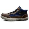 Edwin Waterproof Walking PU Size Men's Shoes, 3E, Lightweight, Shock-Absorbing Sole, Comfortable, Mid-Cut, High-Cut, Leather, Lace-Up, Denim, 26.5