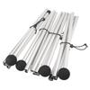 1Pc 5Section 1.6/2M Aluminum Alloy Adjustable Shelter Awning Support Pole Foldable Beach Canopy Tent Pole Shelter Tarp Pole