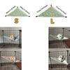 Breathable Hamster Triangle Hammock Skin-Friendly Pet Hammock Nest Guinea Pig Nest  Habitat