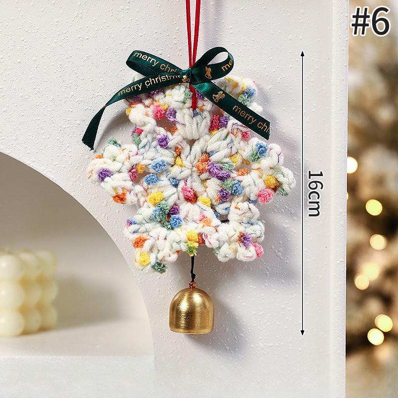 Christmas Decoration Hanging Bell Christmas Tree Home Party Bell Red Fruit Pendant Car Decoration Christmas Party Wall Decor