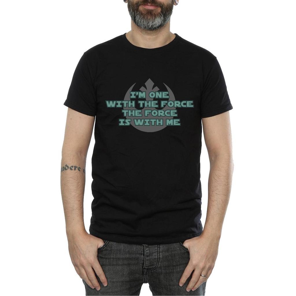 Star Wars Mens Rogue One I´m One With The Force Green T-Shirt