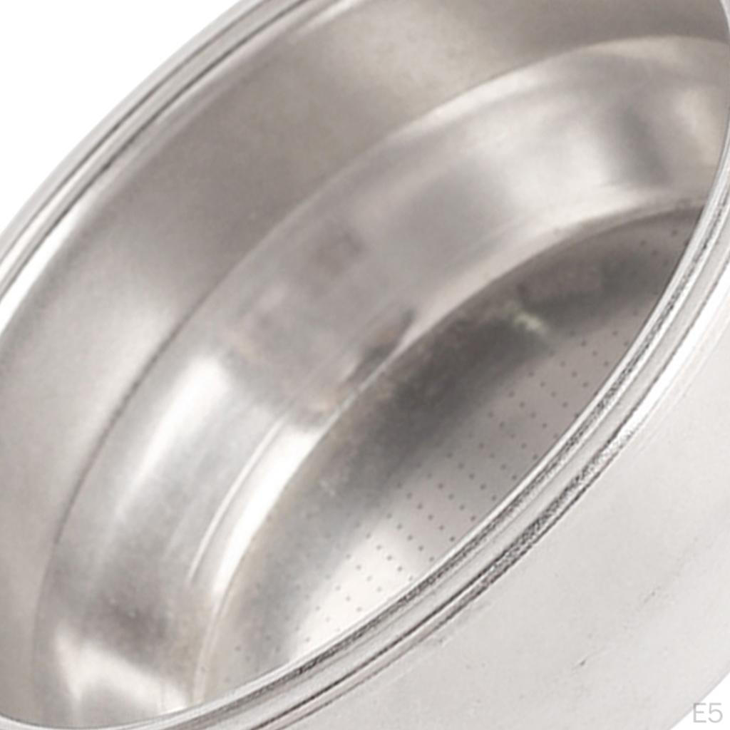 58 Filter Basket Permanent Portable Porous Stainless Steel for Coffee Machine