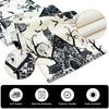 Artscope Black White Spooky Haunted House Tree Ghost Halloween Table Runner, Halloween Holiday Kitchen Dining Table Decoration for Fall Home Decor