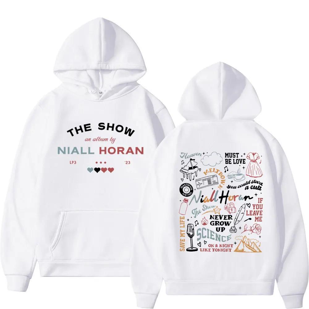 Singer Niall Horan The Show Album Track List Print Hoodie Men's Women's Fashion Y2k Style Sweatshirts Harajuku Hip Hop Pullovers