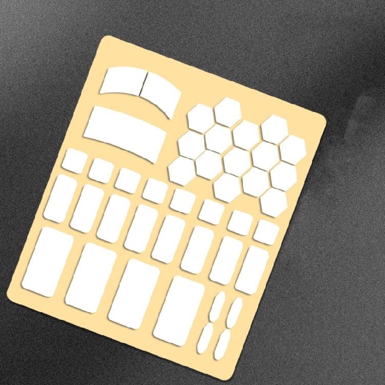 Silicone Keyboards and Mouse Grip Stickers Anti Slip Pads for Sweat Prevention and Improved Grip During Work or Gaming