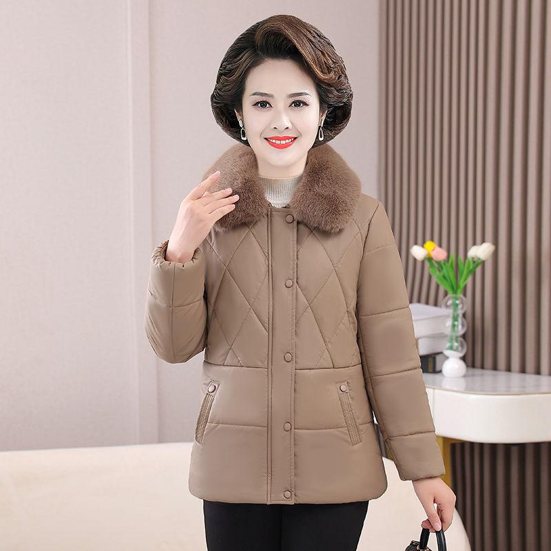 

Зимняя ПУ куртка с подкладкой из ворса, Западный стиль, Плюс бархатная утепленная куртка, Женская утолщенная теплая одноразовая утепленная куртка L хаки