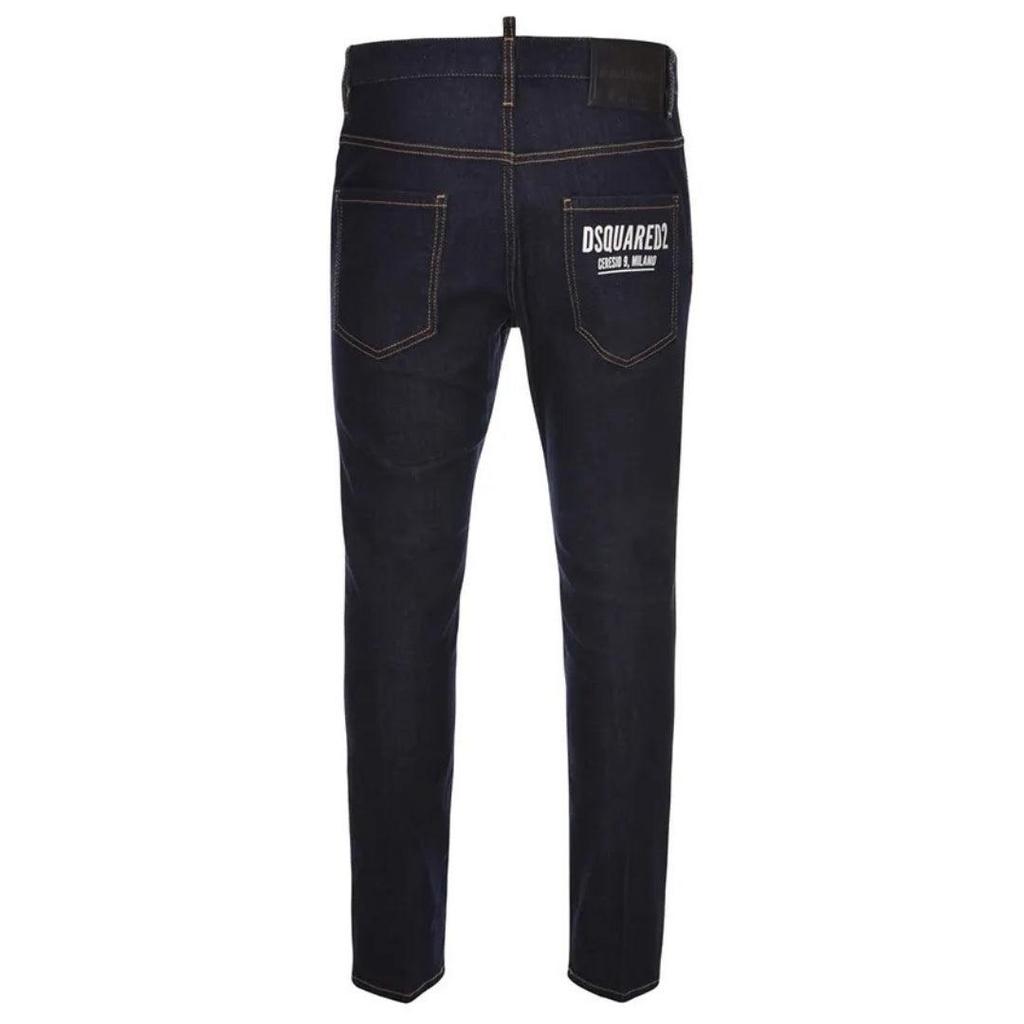 DSquared2 Mens Italian Address Logo Jeans