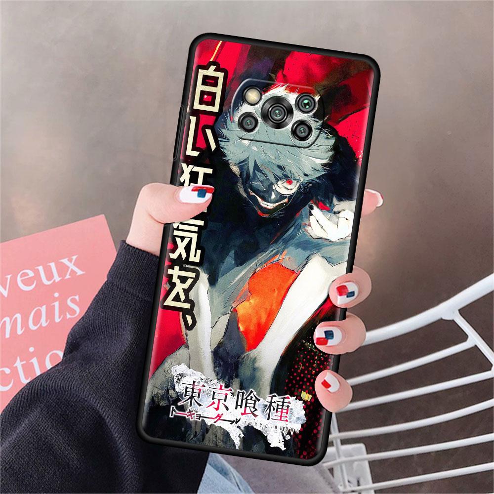 

Чехол для Xiaomi Mi Poco X3 NFC X4 Pro F3 F4 GT M4 M3 F1 C40 11 Lite 11T Мягкий силиконовый чехол для телефона Anime Tokyo Ghoul Shell Poco C40