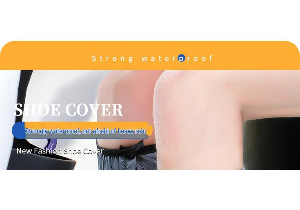 Hightop Zippered Waterproof Covers Shoe Wearresistant Rainproof Antislip Motorcycle Rain Boots