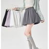 2025 Spring/Summer Women's High Waist Anti-Exposure A-line Skirt - Casual Solid Color Skirt