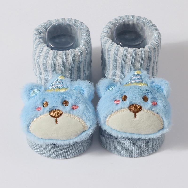 

Малыш Детские Нескользящие Носки для Ходьбы Теплые Носки S