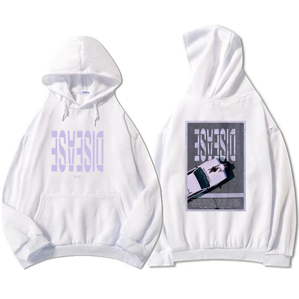Disease Lady Gaga Hoodies Single Song Graphic Sweatshirt for Men/Women Winter Long Sleeve Casual Unisex Pullovers
