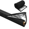 3-Layer HVAC Copper Pipe Insulation Cover 72x10.2 In 600D Oxford AC Pipe Insulation Covers Durable Weatherproof