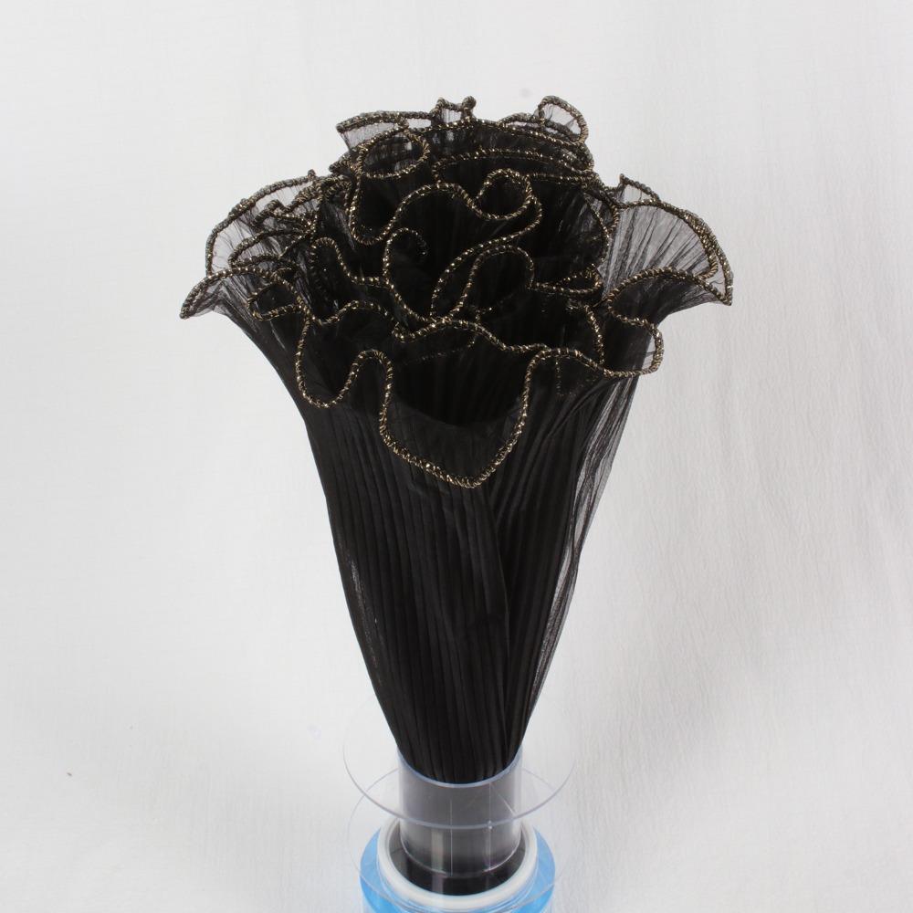 Pearl Lace Flower Wrapping Cloth Handmade Bouquet Florist Gift Packaging Paper 28cmx4Yards Wave Yarn Flower Bouquet Wrapping