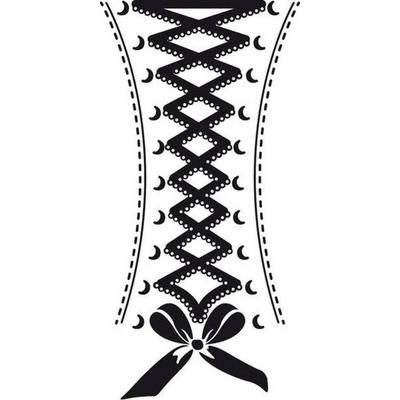 Creative Seed - Wooden Stamp Corset Lace