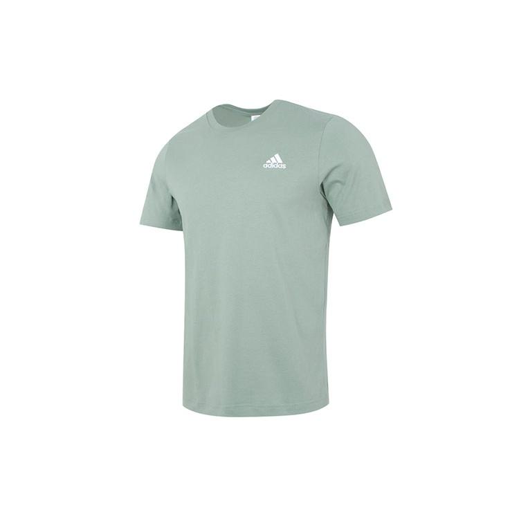 adidas Essentials Single Embroidered Small Logo T-Shirt Silver Green Men s IJ7016 XXL