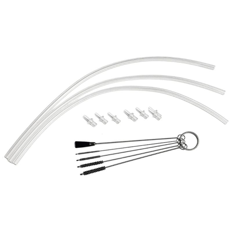 Coffee Machine Milk Tube Kit Includes Connector And Tube Brush Silicone Milk Hoses Replacement Pipe For Easy Cleaning