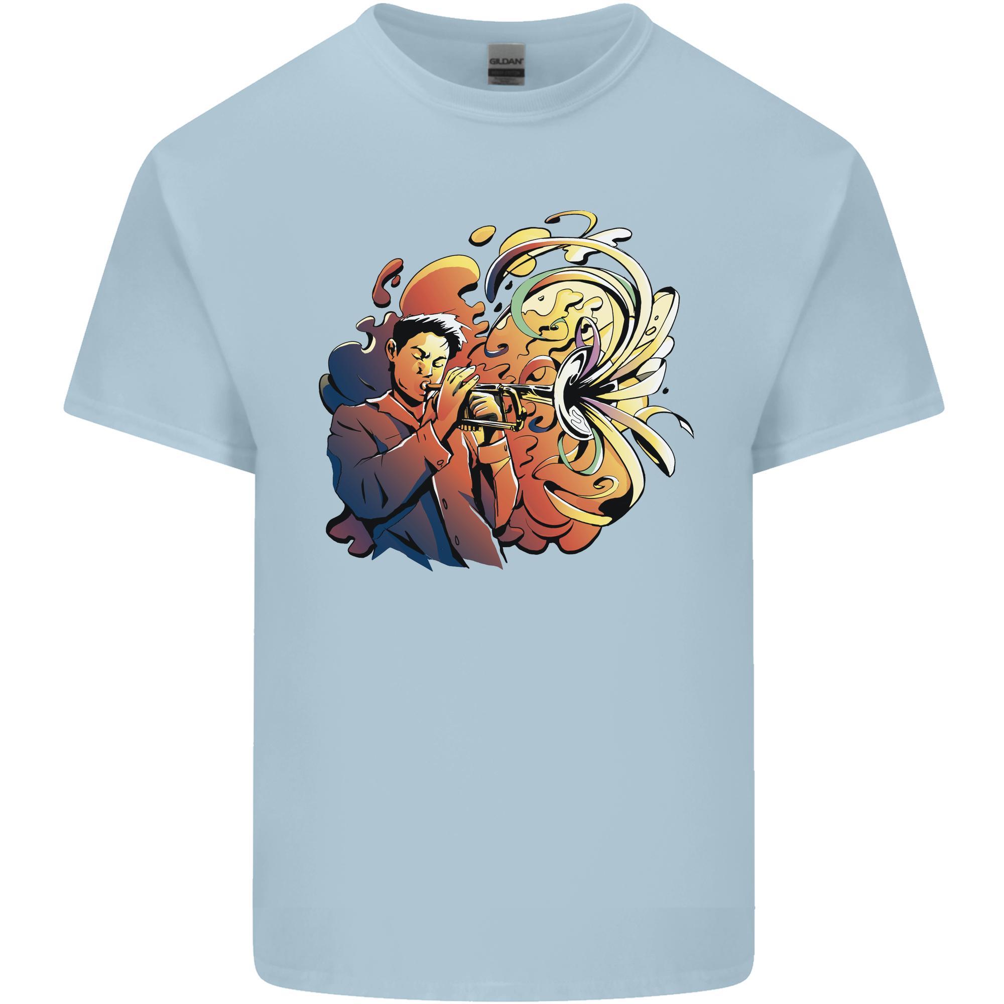 Tumpet Player Jazz Unisexs Light Cotton TShirt S