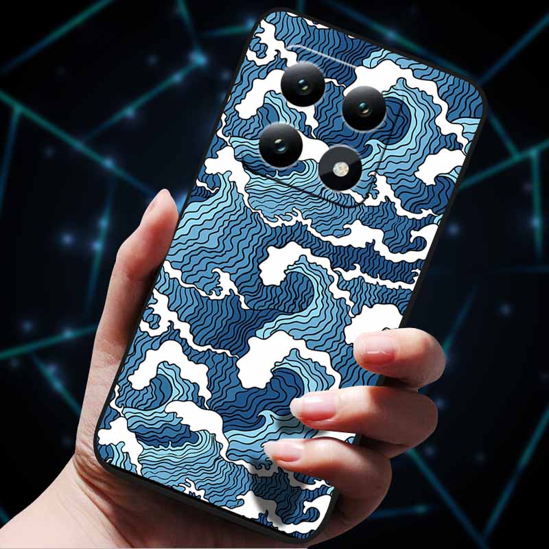 3D Flowers Emboss Fundas For Xiaomi 14T Pro 5G Case Soft Silicone Phone Cases for Xiaomi 14T 5G Back Covers Shell Mi 14T Pro Bag