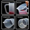 Multipurpose 3 Liter Plastic Measuring Container Durable 3000ml Measuring Pitchers for Kitchen and Laboratory