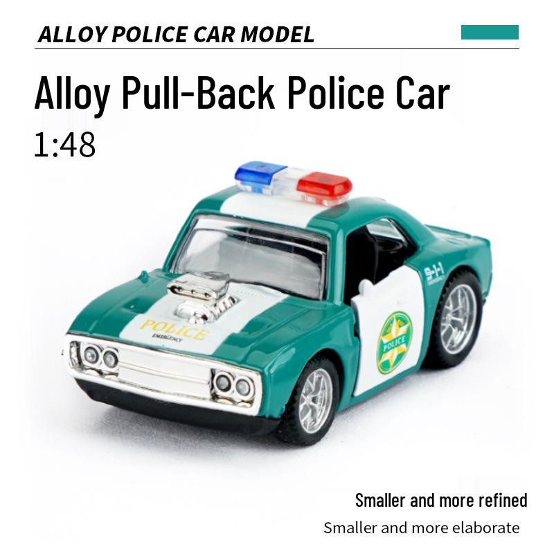 

Детская литая модель полицейской машины - M8 с шестью дверями для ролевой игры