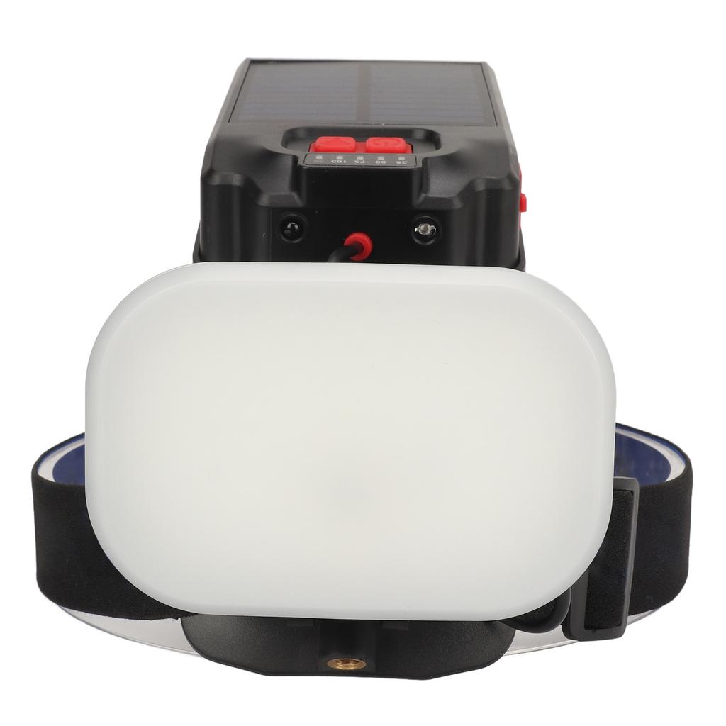 Fishing Headlamp IPX4 Waterproof USB Solar Powered 1200LM Ultra Bright LED 3 Lighting Modes Sensor