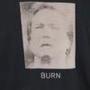 FUCKING AWESOME BURN Short Sleeve T-shirt L Black Men's Used
