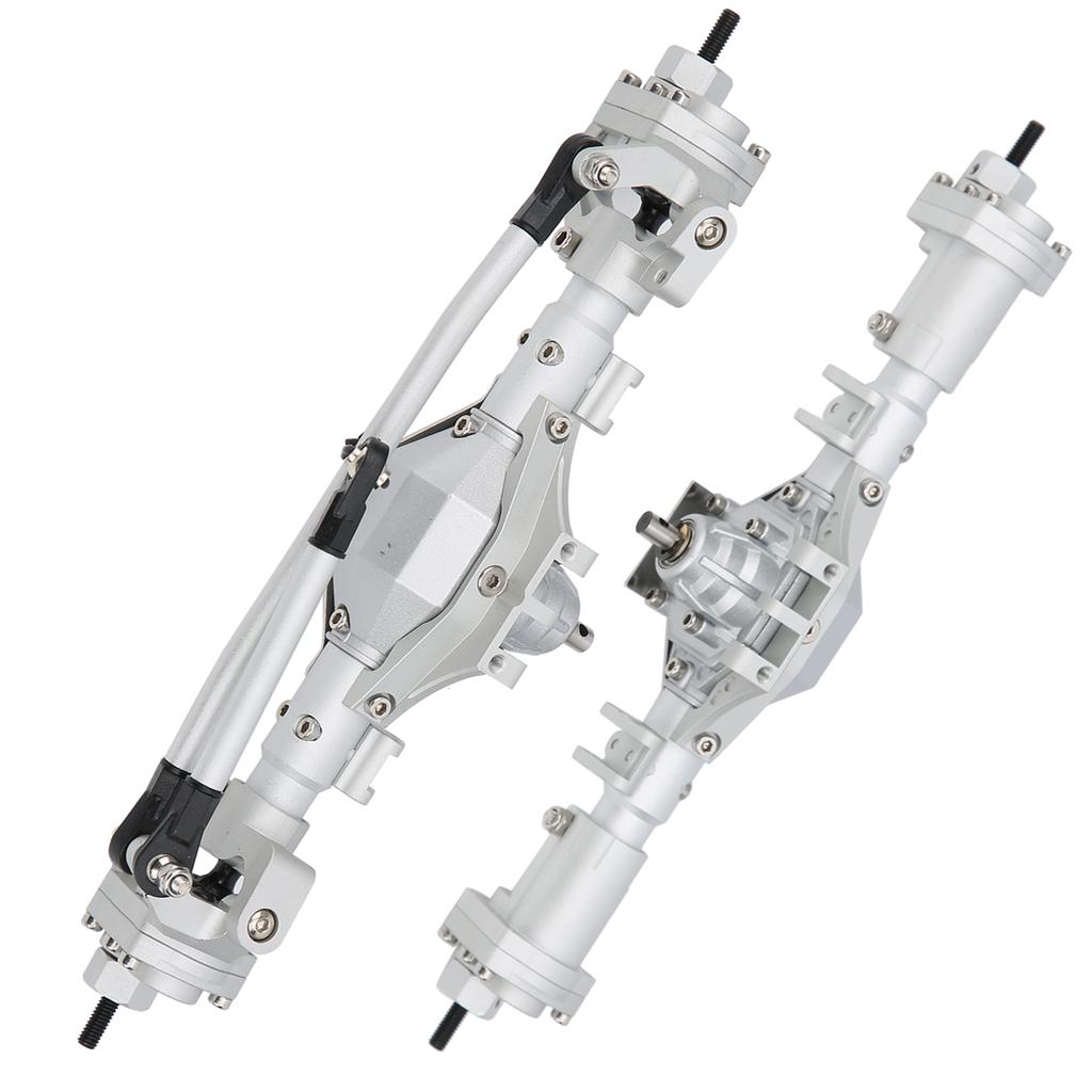 Front Rear Axle Assembly with Drive Shaft Upgrade Parts Fit for   SCX10 II 90046 90047