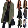 Jacket Ladies Women Long Teddy Bear Cardigan Coat Faux Fur Winter Outwear Warm