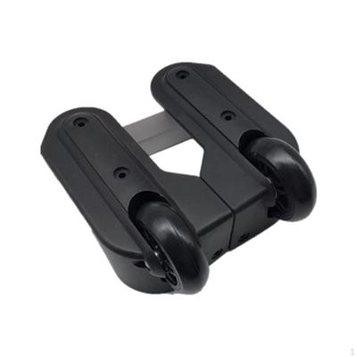 Couple of Luggage Repair Caster Wheels Replacement for Suitcase Black D047