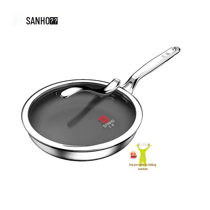 SANHO 30cm Pure Titanium Non-stick Wok