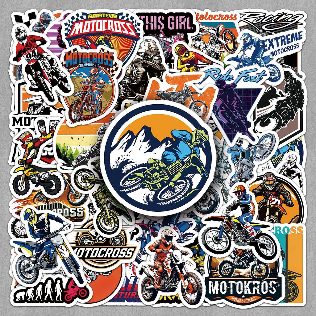 50 Trendy Cartoon Graffiti Stickers for Motorcycle, Fridge, Bottle, Guitar