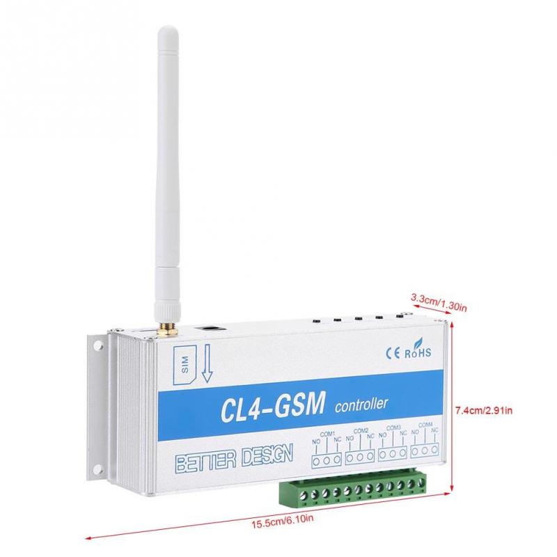 Apricancello, Telecomando Wireless 220V/10A CL4-GSM GSM Sms/Controllo