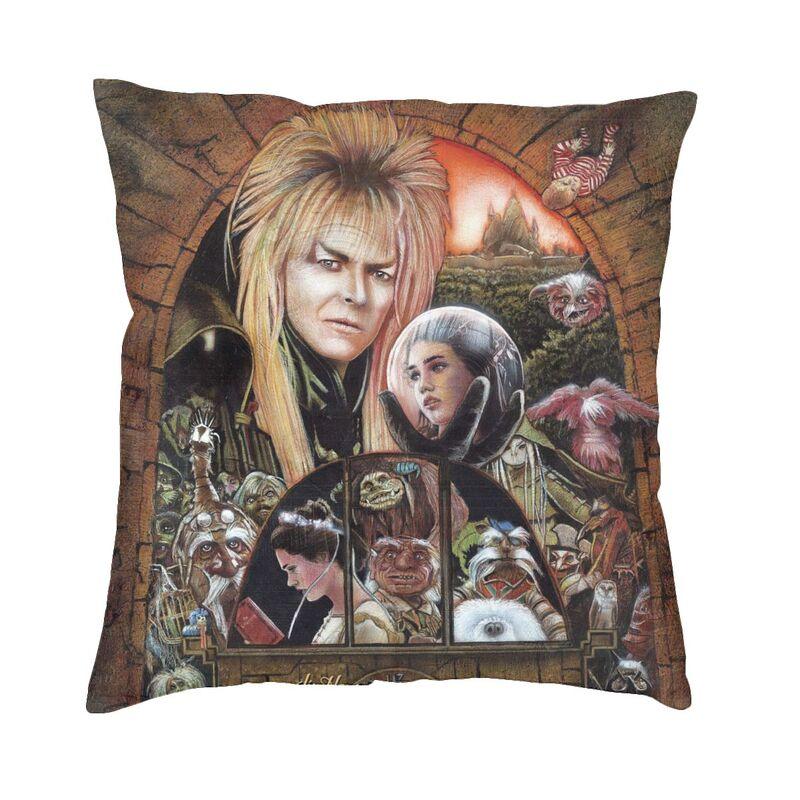Luxury Labyrinth Worm Cushion Covers x Polyester Musical Adventure Movie Throw Pillow Case for Car Square Pillowcase