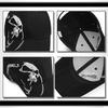 WHITE FANG Hat Cap Black Skull Skeleton Stylish Cool Casual CA189 Men's (01 Black)