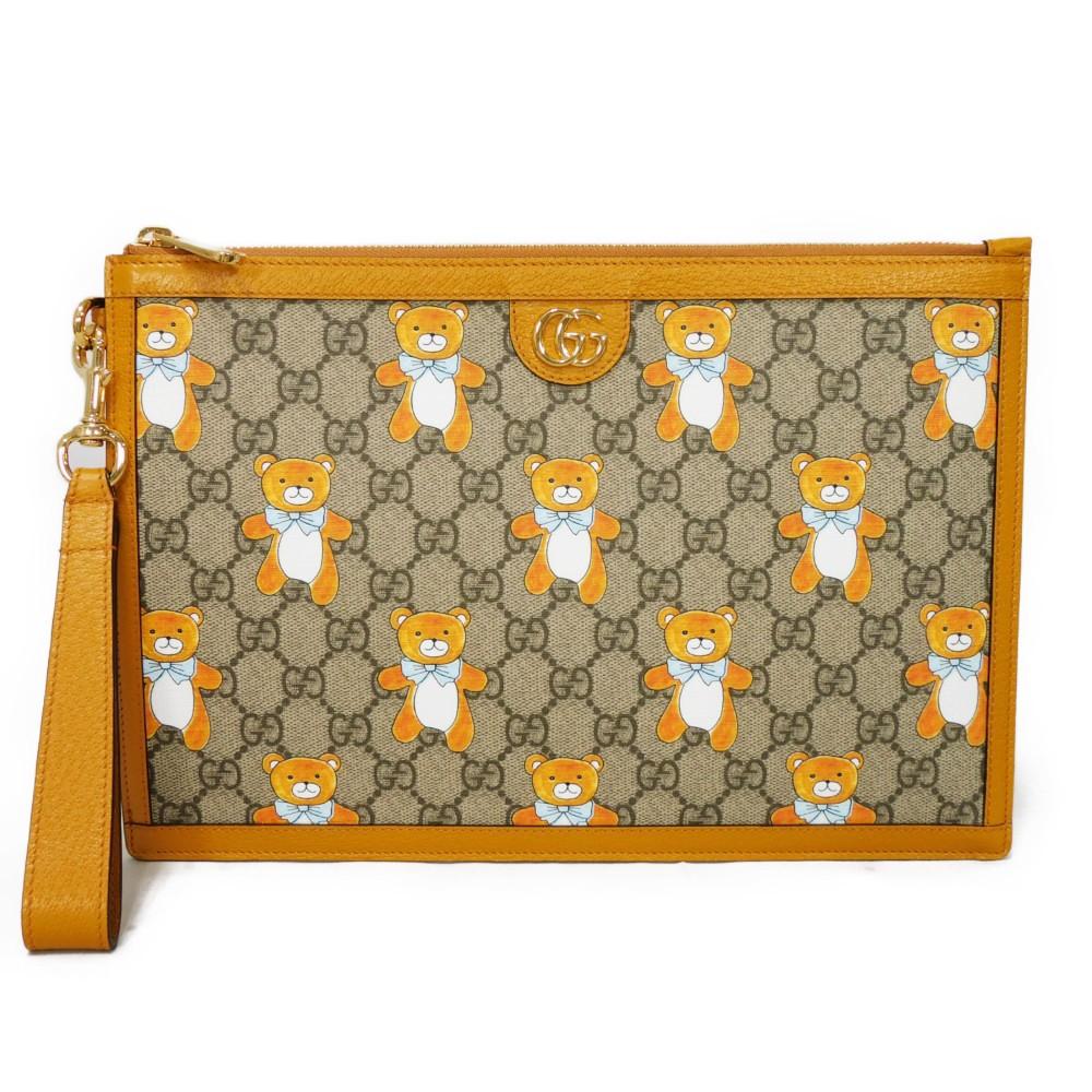

Used Kai Teddy Bear Pouch 9539 660162 2YLAG 8695 7931 KAI GG Marmont Strap Business Bag Unused GG Supreme Unisex from