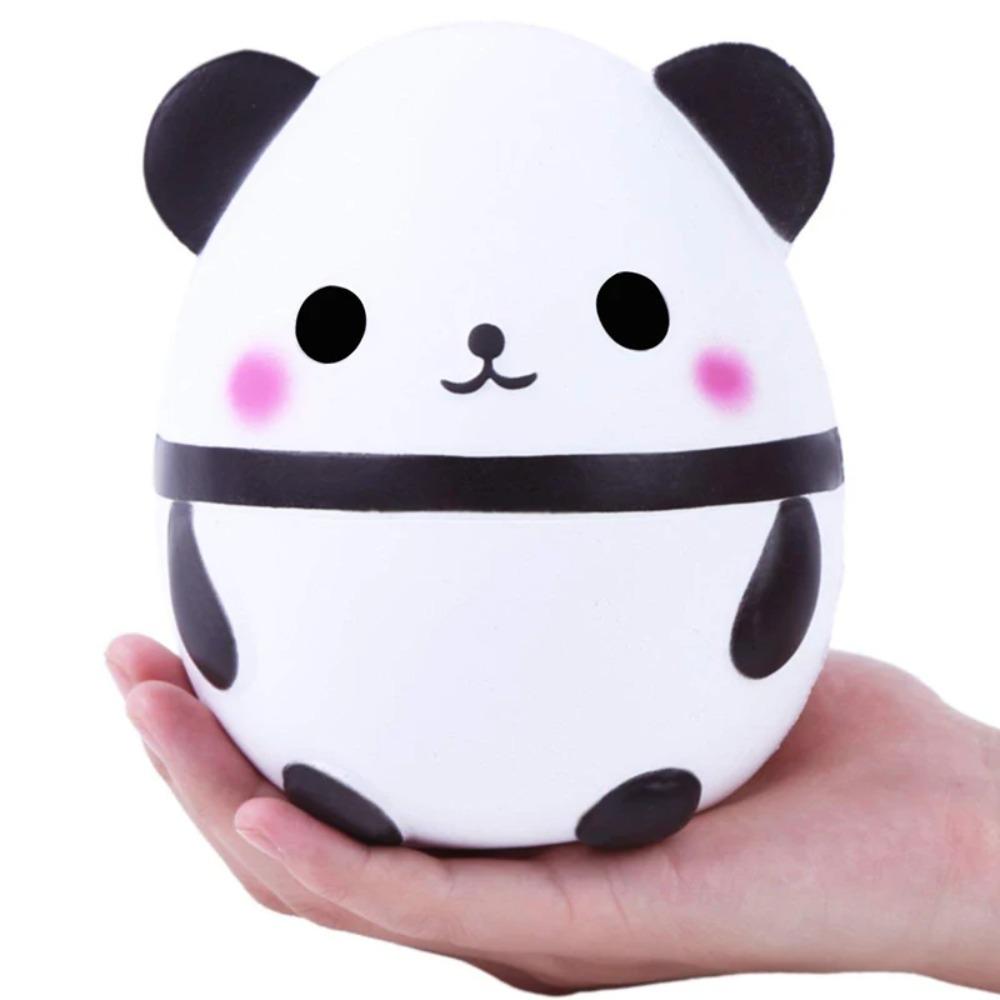 Jumbo Cute Panda Bear Egg Squishy Slow Rising Squeeze Toys Soft Stretchy Scented Stress Relief Fidget Toy Popit Xmas Decor Gifts