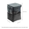Foldable Removable Waterproof Car Trash Can with Lid Car Storage Box, Suitable for Trucks, SUV, Cars Multi-Purpose Trash Can