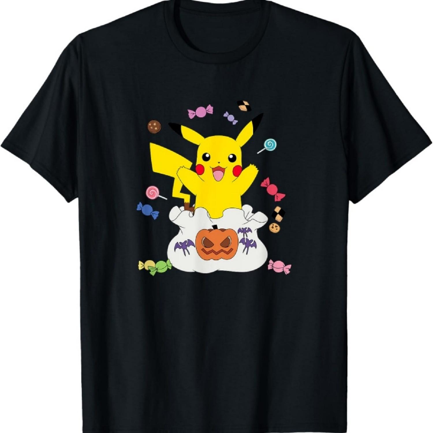 Pokémon - Футболка с мешком конфет Пикачу на Хэллоуин S