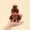 Sekiguchi Monchhichi Premium Standard SS Brown Plush Doll 14cm X 9cm X 7cm