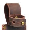 TOURBON Knife Sheath Belt Case for Straight Handmade Leather Sheath with Flint Holder for Petty and Airsoft Knives, Knives, Camping, BBQs, Fishing,
