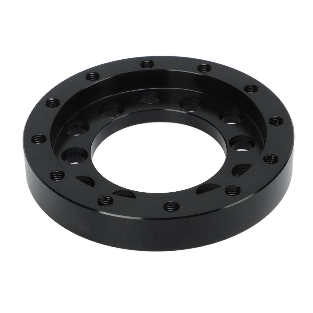 Steering Wheel Adapter Black Plate CNC Aluminium Alloy for Logitech G25 G27 G29 G920 13 14in Steering Wheel 70mm 2.75in
