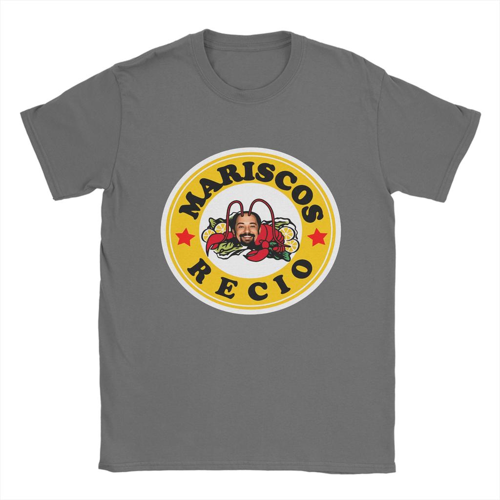 Harajuku TShirt Summer Antonio Mariscos Recio Novelty T Shirts  Pure Cotton Tshirt for Men Retro Cheap Print Short Sleeve Tops